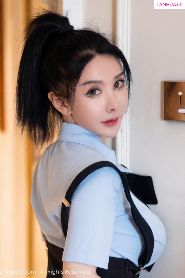 潘娇娇 潘娇娇 [XiuRen]高清写真图 2022.11.01 No.5785 潘娇娇 短裙黑丝第7张图片